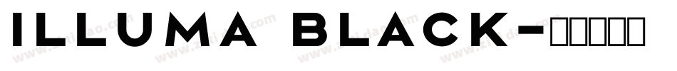 Illuma Black字体转换